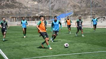 La Verde cumple el primer día de trabajo en el inicio de una nueva semana sin fútbol profesional