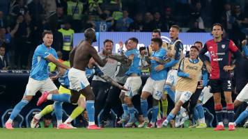 Napoli gana la liga italiana por cuarta vez en su historia