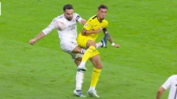 Carvajal se lesiona en el último minuto del duelo que el Real Madrid le ganó a Villarreal