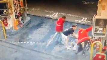 Sale a la luz el impactante video del choque del jugador de Estudiantes en un surtidor