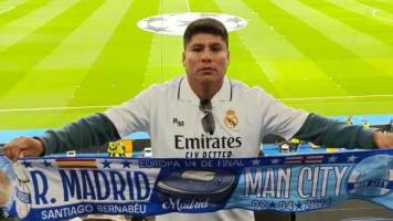 Loza dice que lo critican “por ser campesino” y responde quién pagó su entrada al partido del Real Madrid en la Champions