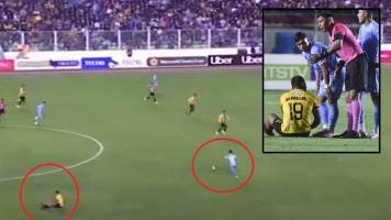 Video: El Tigre reclamó fair play a Bolívar en jugada que casi termina en gol