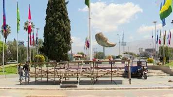 En pantalla gigante, así verán los hinchas el partido Bolivia - Colombia en la Plaza de las Banderas