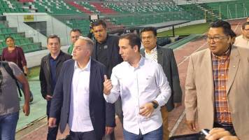 Final de la Sudamericana: FBF y Gobernación cruceña realizan primera inspección al Tahuichi