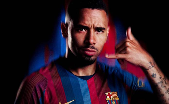 Gabriel Jesus, nuevo delantero del FC Barcelona.