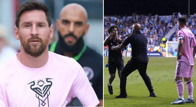 El guardaespaldas de Messi: El exmilitar que protege al astro hasta cuando festeja goles