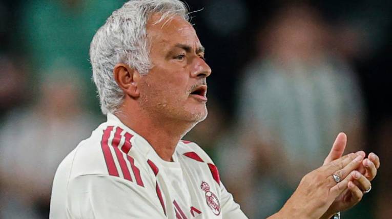 José Mourinho, entrenador del Real Madrid.