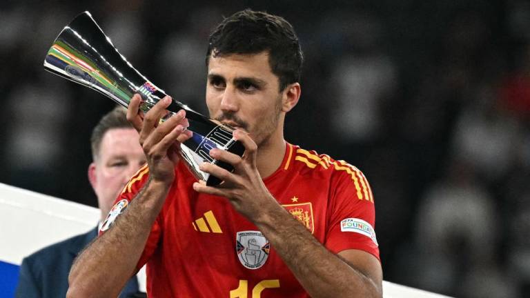 El volante español Rodri fue elegido ‘Mejor Jugador’ de la Eurocopa 2024