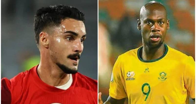 El canadiense Eustaquio (izq.) y el sudafricano Makgopa. 