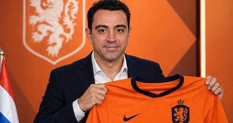 Xavi Hernández fue nombrado como nuevo entrenador de Países Bajos.