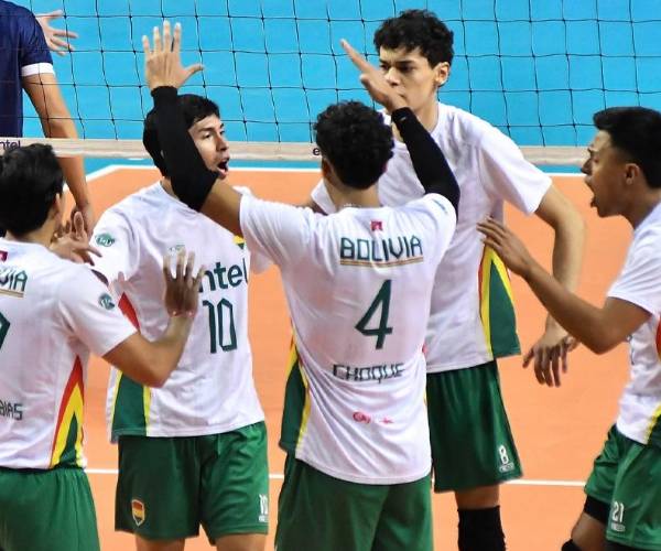 Bolivia vence a Venezuela y termina en el quinto lugar en la Copa Sudamericana de voleibol