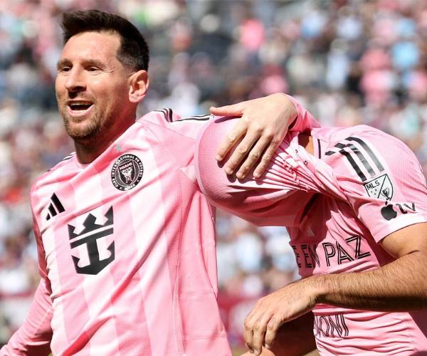 Inter Miami vence a Colorado Rapids con doblete de Messi en el debut de Hoyos