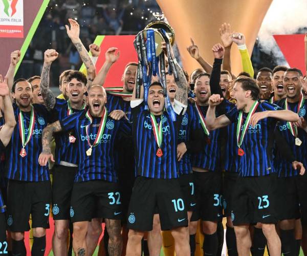 Inter de Milán logra doblete de títulos tras coronarse campeón de la Copa Italia