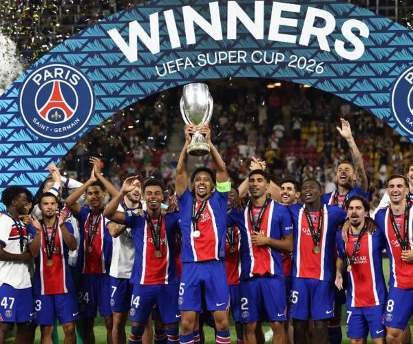PSG revalida su título de la Supercopa de Europa tras vencer a Aston Villa