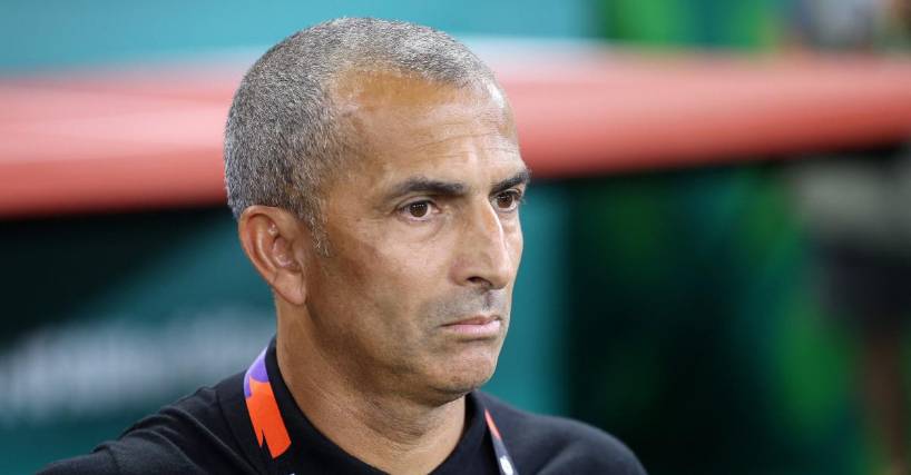 El entrenador de Túnez, el francés Sabri Lamouchi.