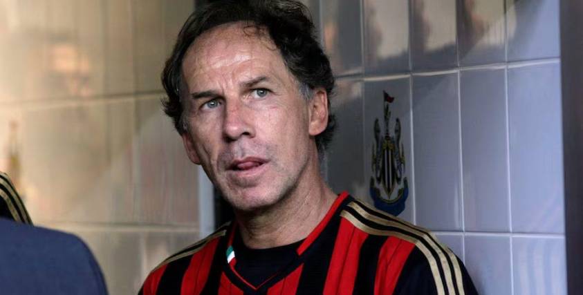 Franco Baresi, en 2013 en un partido disputado por futbolistas leyenda del Milan.