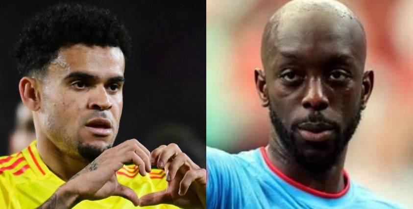 El colombiano Luis Díaz (izq.) y el congoleño Yoane Wissa.