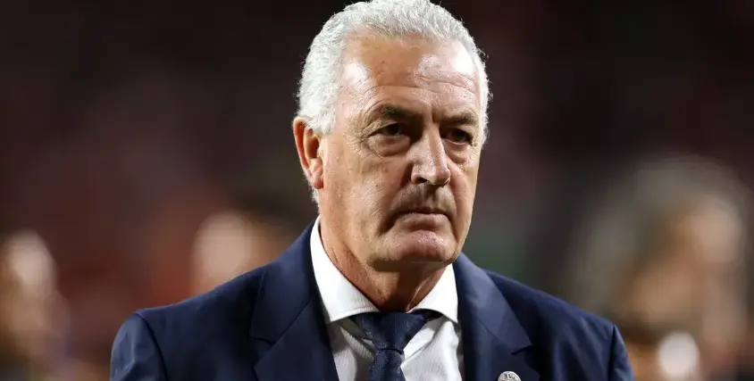 El entrenador de la selección de Paraguay, Gustavo Alfaro. 