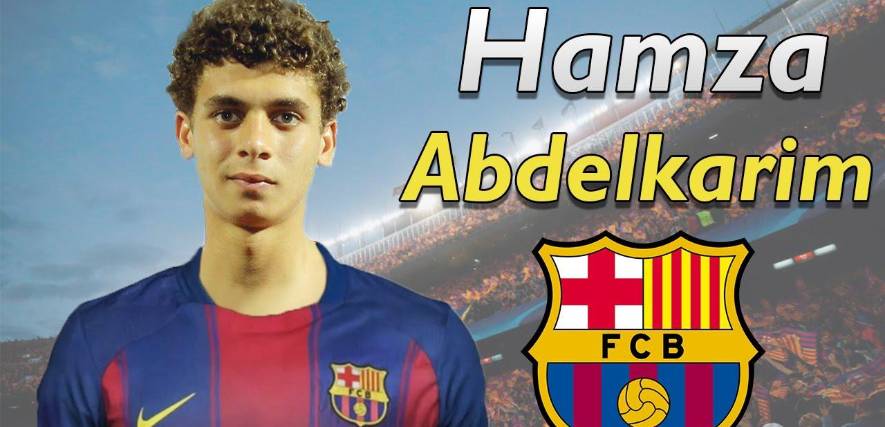 Hamza Abdelkarim, nuevo jugador del Barcelona.