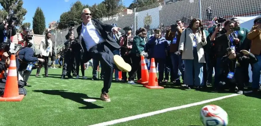 Fernando Costa, presidente de la Federación Boliviana de Fútbol (FBF).