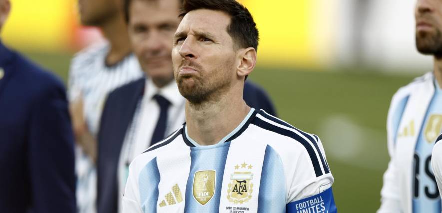 Lionel Messi, excapitán de la selección argentina. 