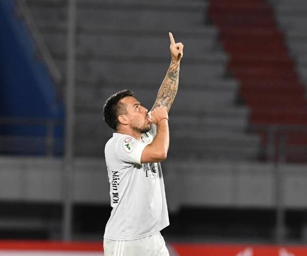 Henry Vaca brilló con un golazo, se disculpó con la hinchada orientista y fue sustituido 
