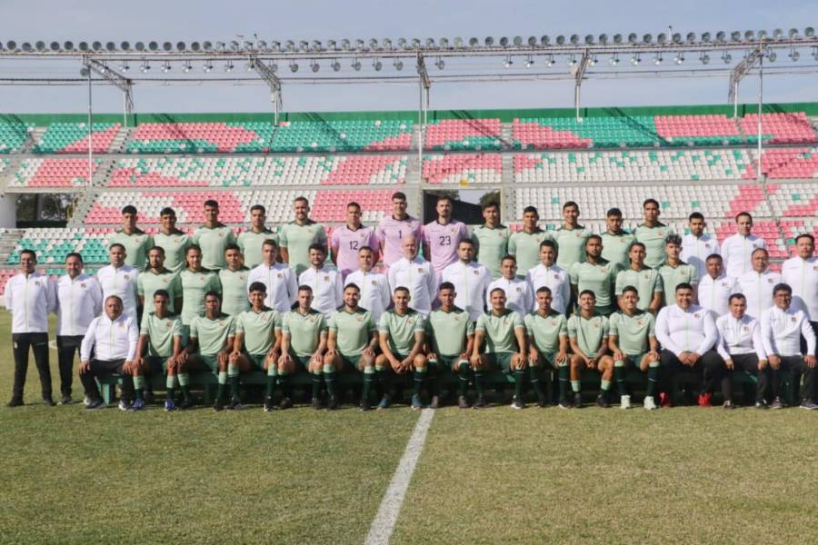 La foto oficial de la selección boliviana