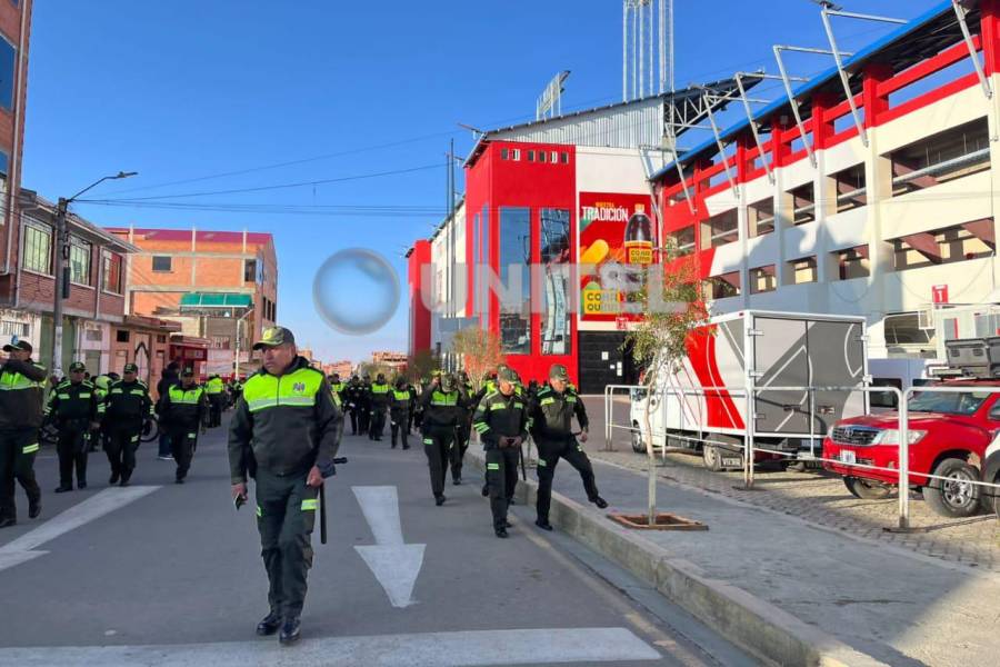 Más de 2.000 uniformados se desplazarán en el estadio de Villa Ingenio. 