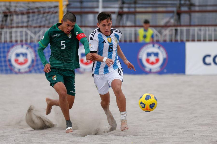 Selección sub 20 durante el encuentro ante Argentina,