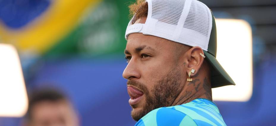 El brasileño Neymar, lesionado, sin jugar en el Mundial 2026. 