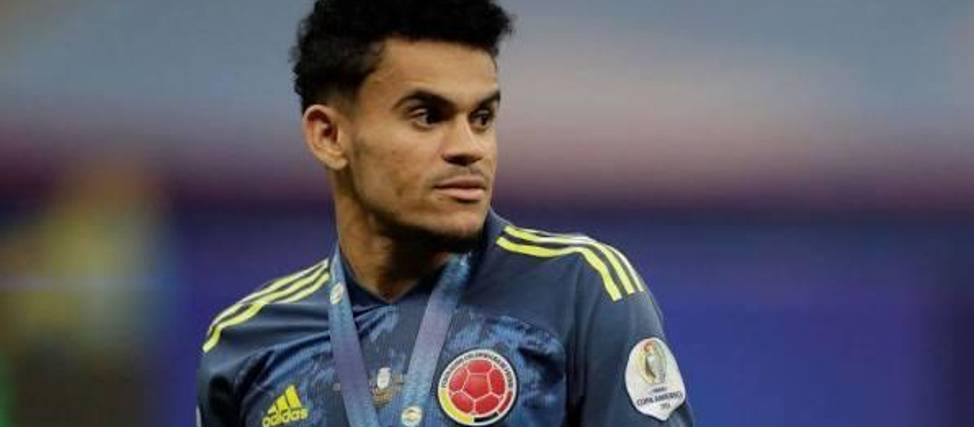 Luis Díaz, delantero de la selección colombiana.