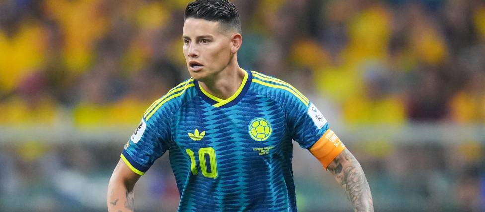 James Rodríguez, capitán de la selección de Colombia regresa a su país. 