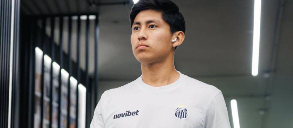 Miguel Terceros, jugador del Santos FC.